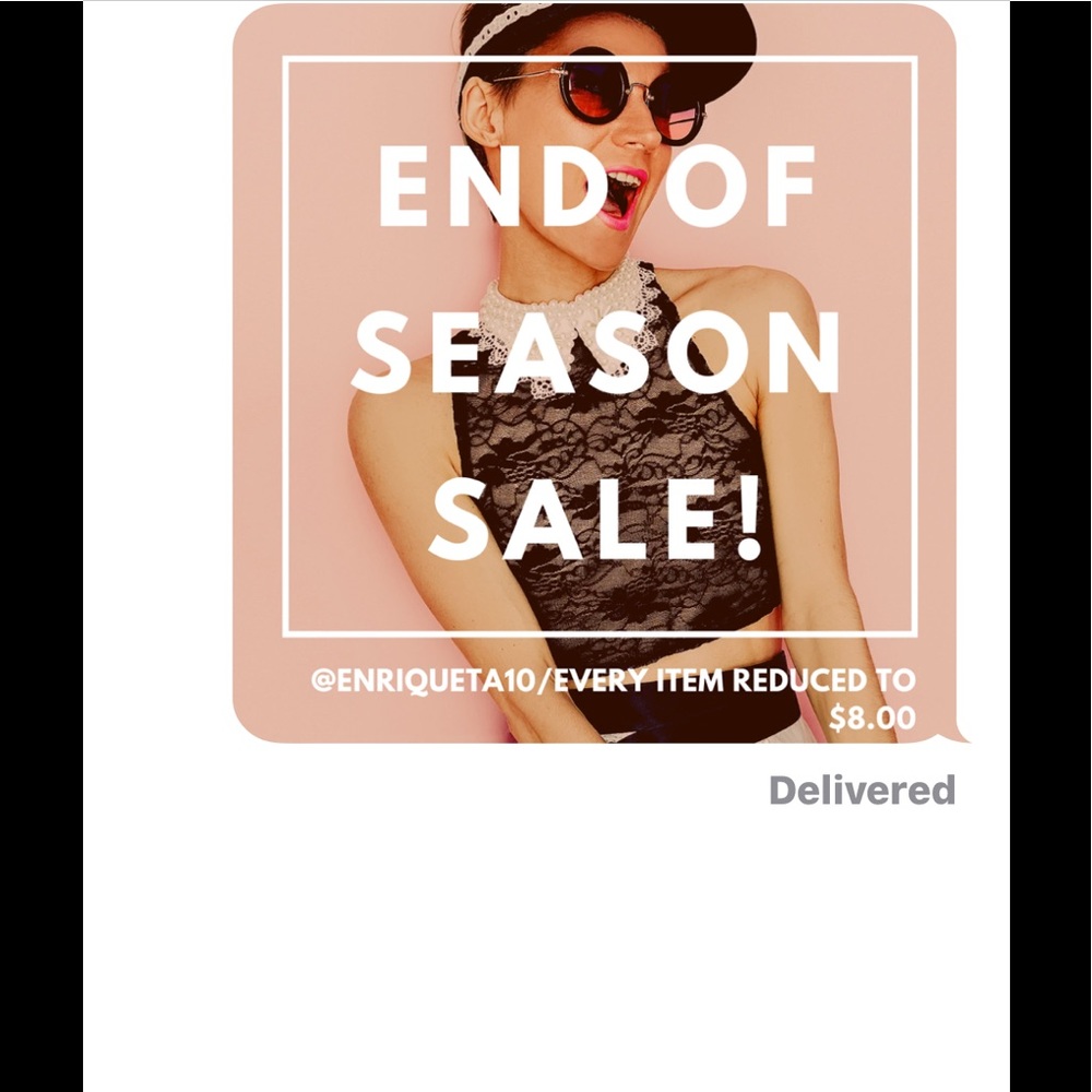Super sale $8/until October 31